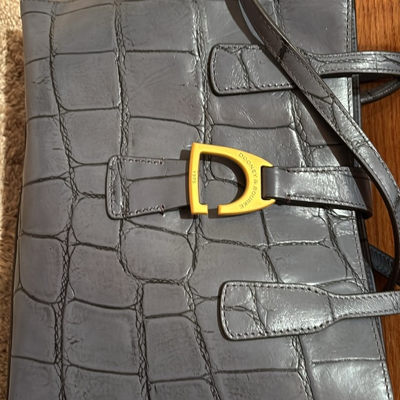 NWT DOONEY & BOURKE Tote, shoulder bag, satchel handbag, wallet, set steel blue - Picture 4 of 16